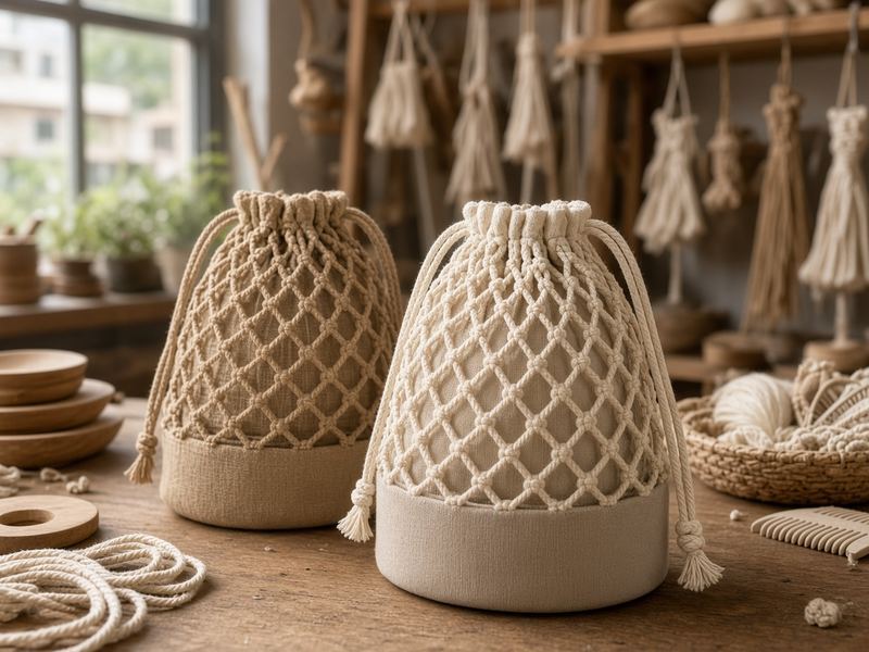 Rope bags at Rinsaunser Macrame