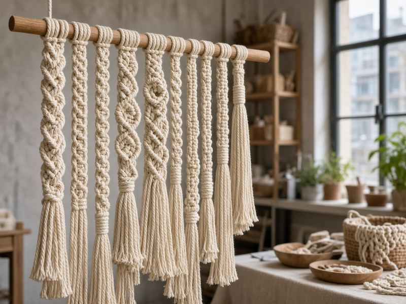 Wall hanging intro at Rinsaunser Macrame
